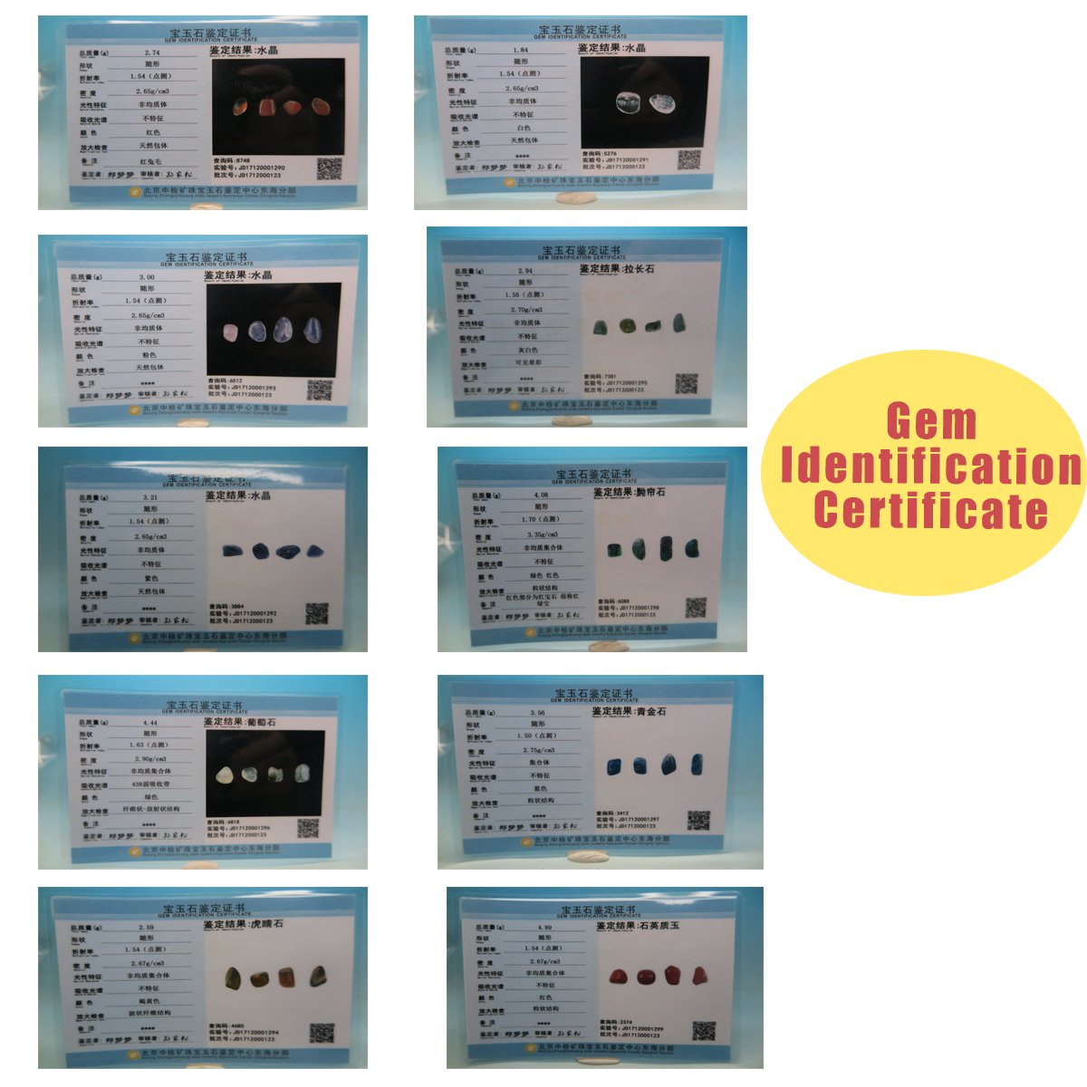 MUIIGOOD Crystal Quartz 10-Stone Mix:Crystal,Quartz,Amethyst,Natural Tumbled Stones for Cabbing,0.5lb (Crystal Quartz)