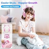 cumunebula Ear Defenders Kids 3-16 Years 28dB SNR Noise Cancelling PinkFox view 6