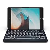 ZAGG Folio - Bluetooth Tablet Keyboard - Backlit with 7 Colors - Made for Apple iPad Mini 5 (7.9") - Charcoal
