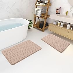 Buganda Memory Foam Bathroom Rug Mat 59x20, Extra