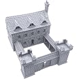 Amazon.com: Ironhelm Barracks - DND Terrain Compatible with Dungeons and Dragons, 28mm Miniature ...
