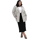 City Chic Women's Plus Size Jacket - Hailey Check