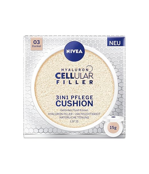 NIVEA 3in1 Anti-Age Pflege Kissen für natürliche Tönung und Feuchtigkeit, Für Dunklere Hauttypen, 15 ml