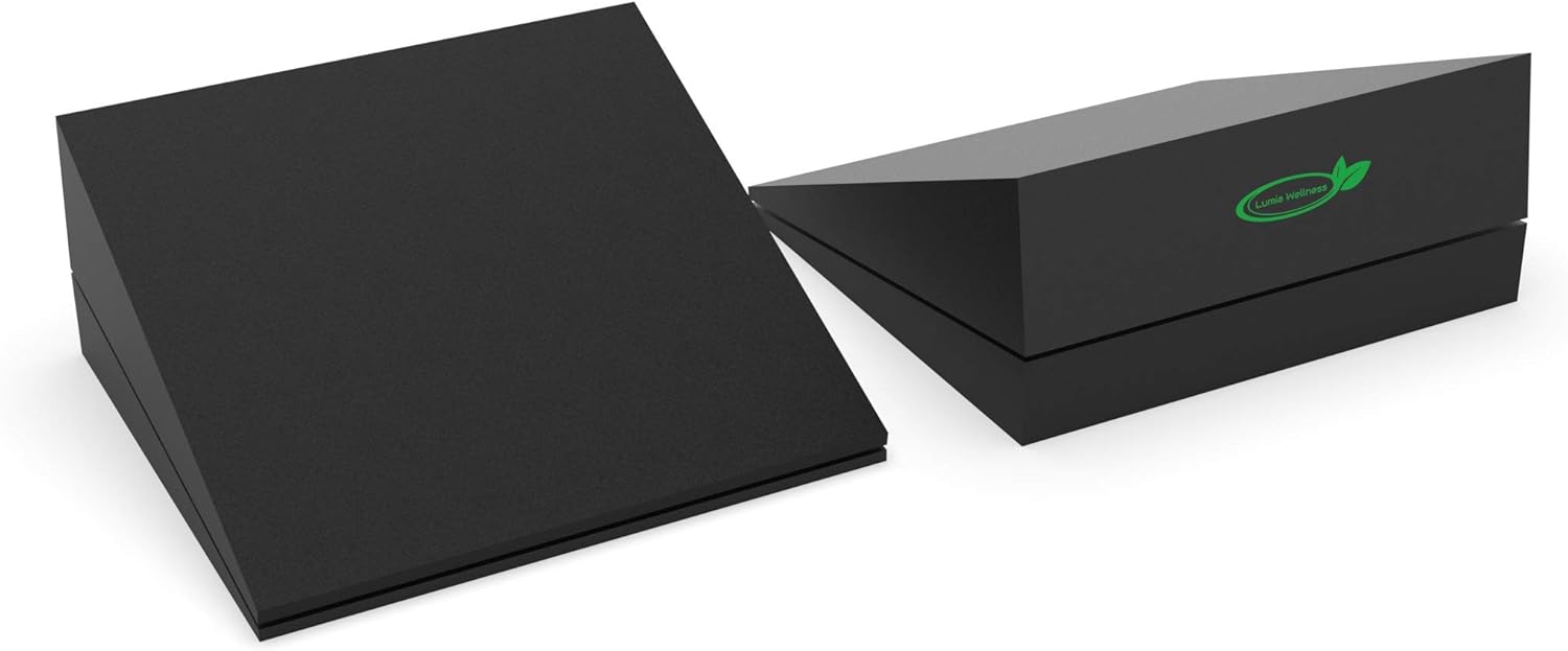 Lumia Wellness 12" Foam Incline Slant Board - Adjustable Height EVA Foam Wedge for Leg, Calf, Ankle, and Foot Stretching - 4 pc Set : Sports & Outdoors