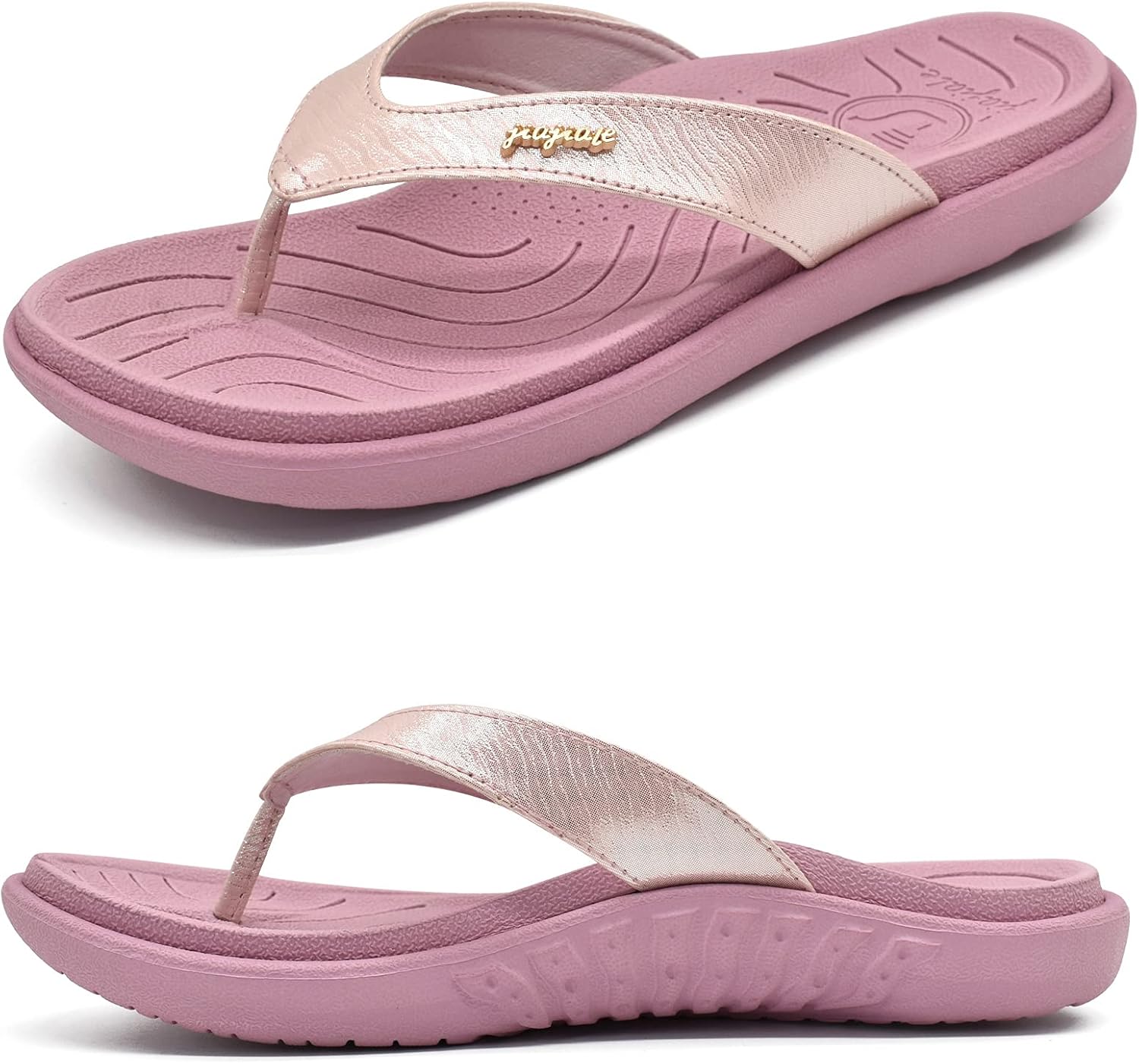 Amazon.com: jiajiale Womens Fashion Orthotic Flip Flops Ladies Slip On ...