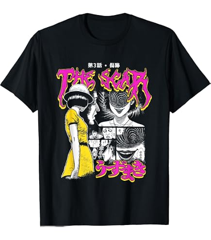 Amazon.com: Uzumaki Kirie Looking Back T-Shirt : Clothing, Shoes