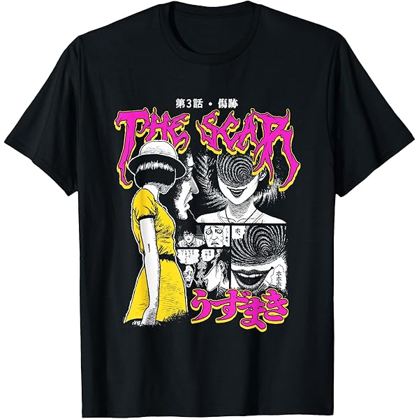 KIRIE’S SPIRAL DRESS GRAPHIC T-SHIRT S'YTE × JUNJI ITO -UZUMAKI- KIRIE'S SPIRAL DRESS GRAPHIC T-SHIRT