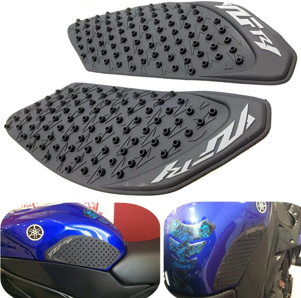 Tank Pads Anti Slip Soft Rubber Sticker Motorcycle Side Pad Sticker Gas Fuel Knee Grip Decal For YAMAHA R1 09-14