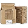 Simplici Coffee Grit Natural Soap (exfoliating + for sensitive skin) 6 Bar Value Bag. Palm Free.
