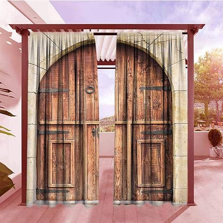 Amazon Com Indoor Outdoor Top Curtain Rustic Decor Traditional