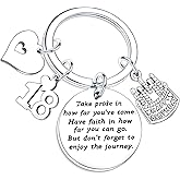 Nfyxcaz Birthday Keychain For Women Men Friendship Gift Happy Birthday Gift