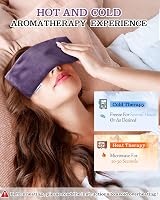 Hihealer Eye Pillow Lavender Aromatherapy 4 Pack Velvet Eye Mask Purple view 4