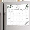 2025-2026 Magnetic Refrigerator Calendar - 18 Month Floral Planner July 2025 To December 2026