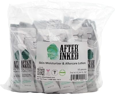 After Inked Vegan Tattoo Aftercare Lotion 7ml Sachets (50 Pack)