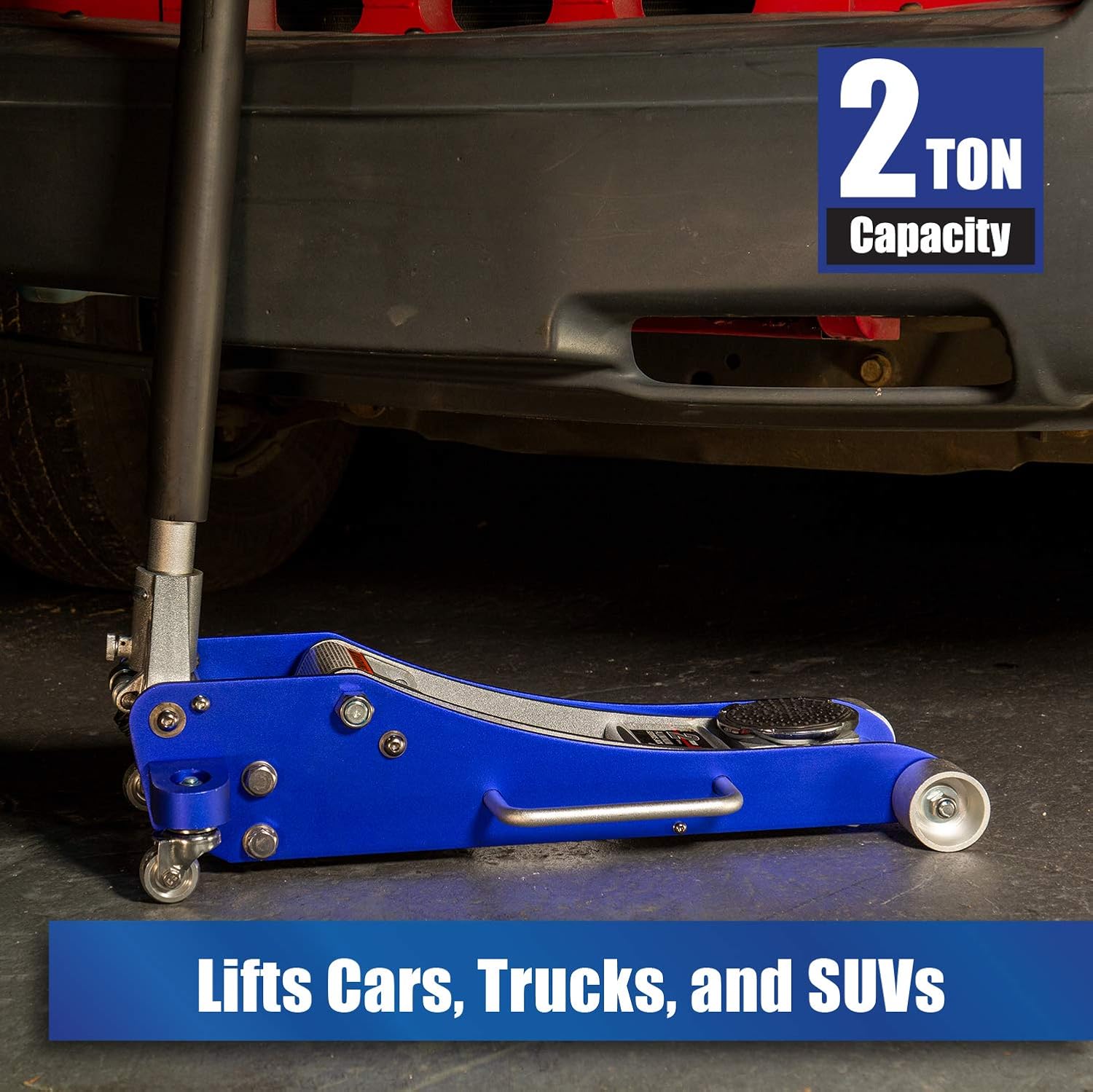 Arcan 2-Ton Quick Rise Aluminum Floor Jack with Dual Pump Pistons & Reinforced Lifting Arm (A20017 / ALJ2T): Home Improvement