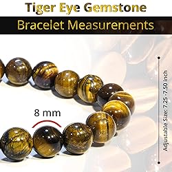 Natural Tiger Eye Bracelet, Healing Crystal