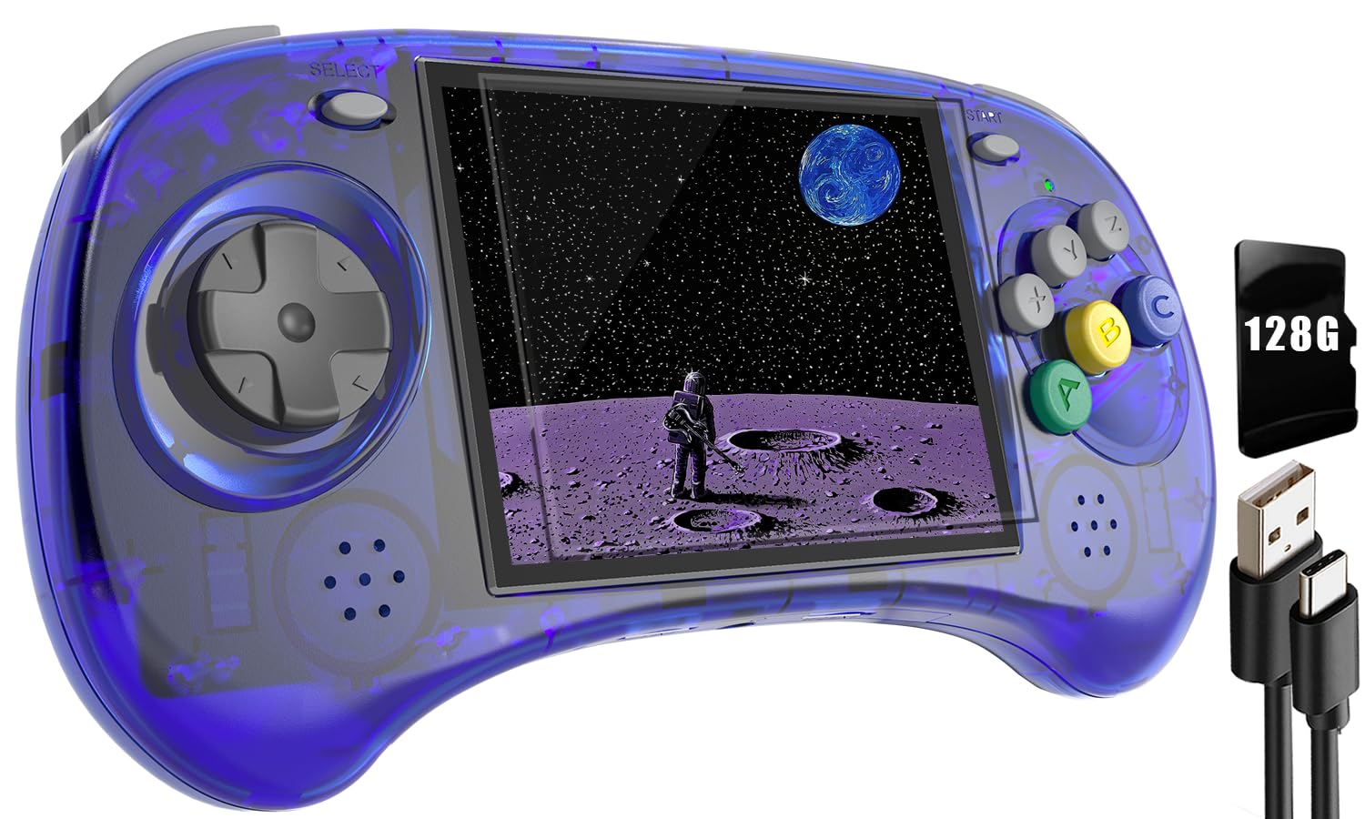 RG ARC-S Retro Handheld Game Linux System RG3566 4.0 inch IPS Screen,RGARC S with1G 128GTF Card Pre-Installed 4541 Games Supports 5G WiFi 4.2 Bluetooth Online Fighting,Streaming and HDMI