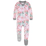Burt's Bees Baby baby girls Pajamas, Zip Front