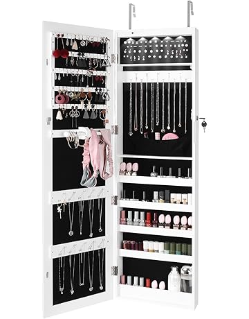 Organisateur De Bijoux Verrouillable Avec Lumiere Led Integree Avec Tiroir Grandma Shark Armoire A Bijoux Miroir Pleine Longueur Murale Marron Studiovitorcampos Com Br