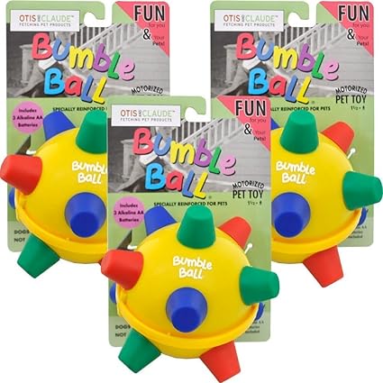 bumble ball motorized dog toy