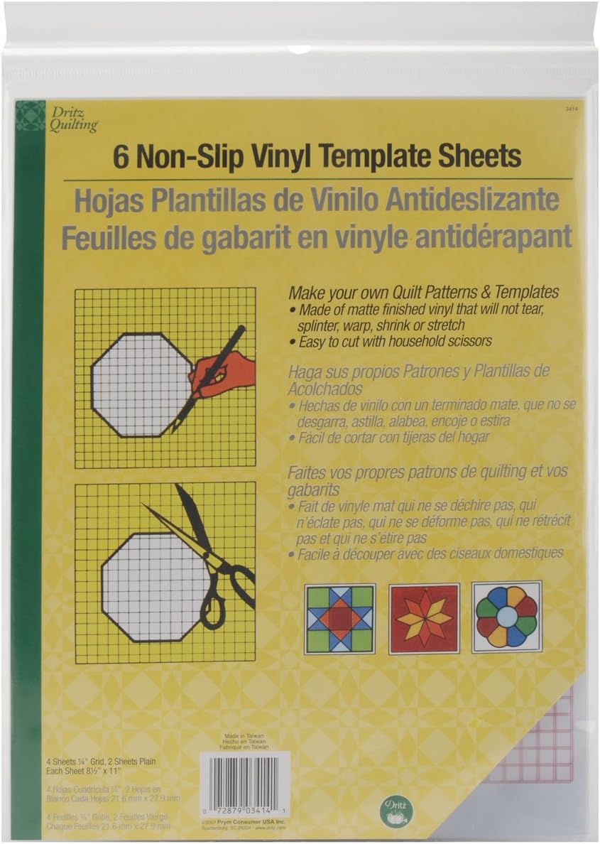 Template Plastic Grid 2 Sheets