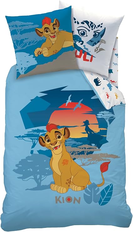 Disney Housse De Couette Kion La Garde Du Roi Lion 140x0 Taie 63x63 Enfant 100 Coton Amazon Fr Cuisine Maison