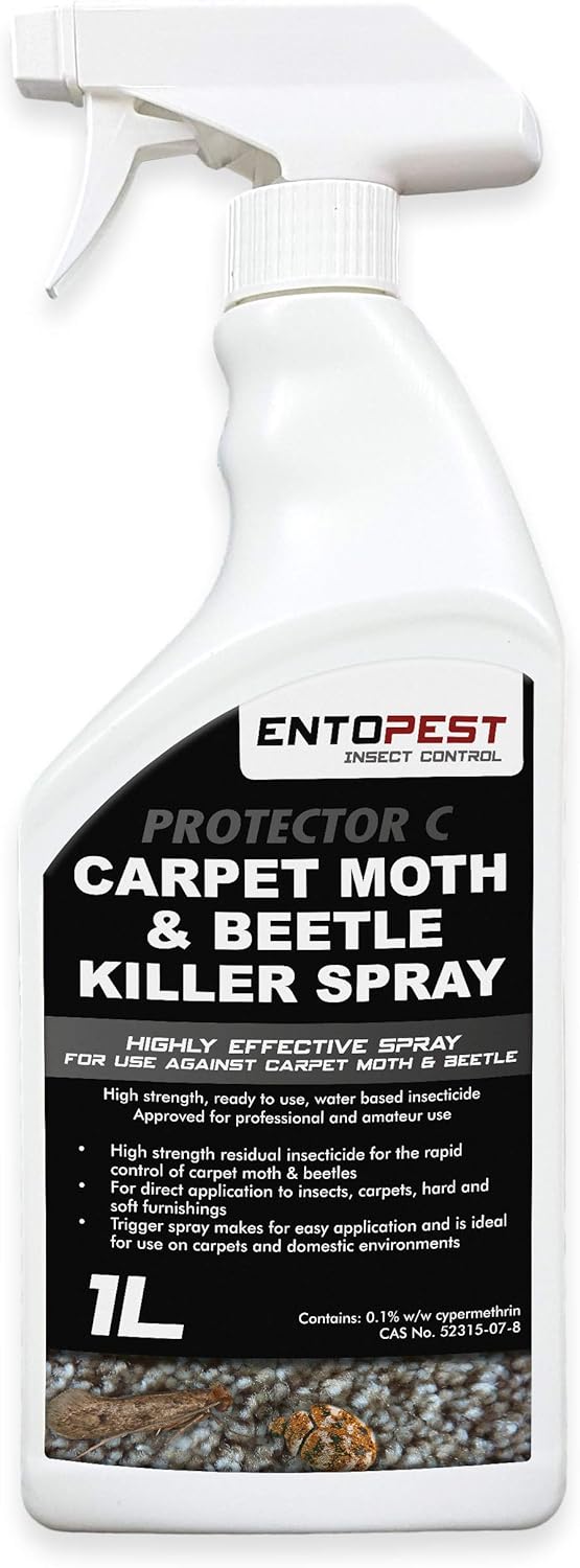 Entopest Carpet Moth Spot Treatment Killer Control Spray Kit Safe to