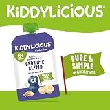 Kiddylicious Bedtime Blend Pouches Blueberry Banana Oat 6+ Months 6 Pack view 2