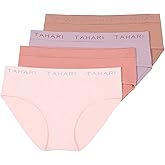 TAHARI girls 4-pack Girls Hipster Underwear