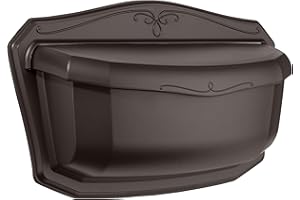 ARCHITECTURAL MAILBOXES 2541RZ-10 Villa Wall Mount Mailbox, Large, Rubbed Bronze