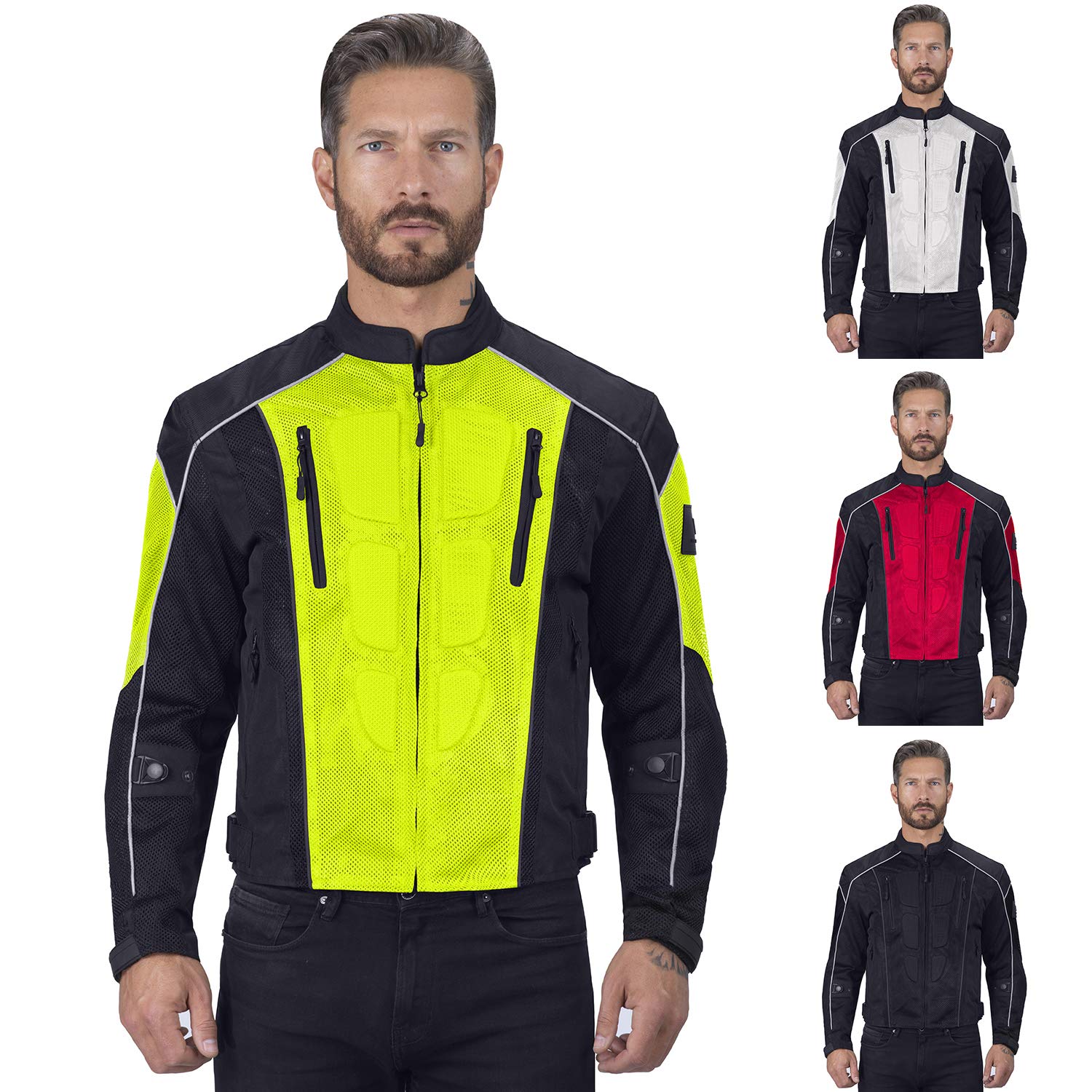 textile mesh motorcycle jacket