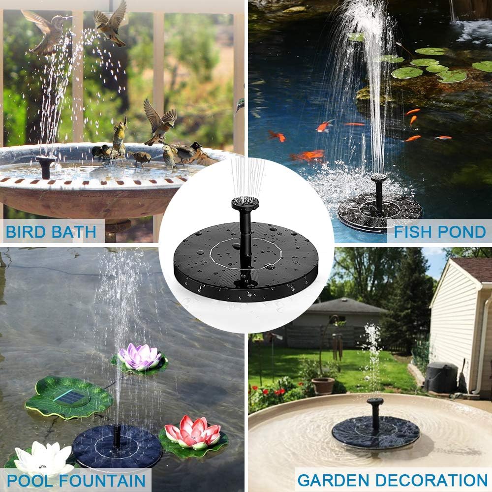 Lesoleil Solar Springbrunnen Garten Mit 1 5w 7v Monokristalline Solar Panel Fur Garten Teich Brunnen Sidra Hospital