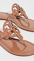 Tory Burch Women's Miller Thong Sandals, Tan, 8