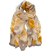 Canxiaoba Women'S Geometric Animal Printed Scarf With Cotton And Linen Texture Shawl