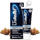 LivRelief | Pain Relief Cream for Joint, Sore Muscle, Sport Injury, and Inflammation | Natural & Paraben-Free - 100g