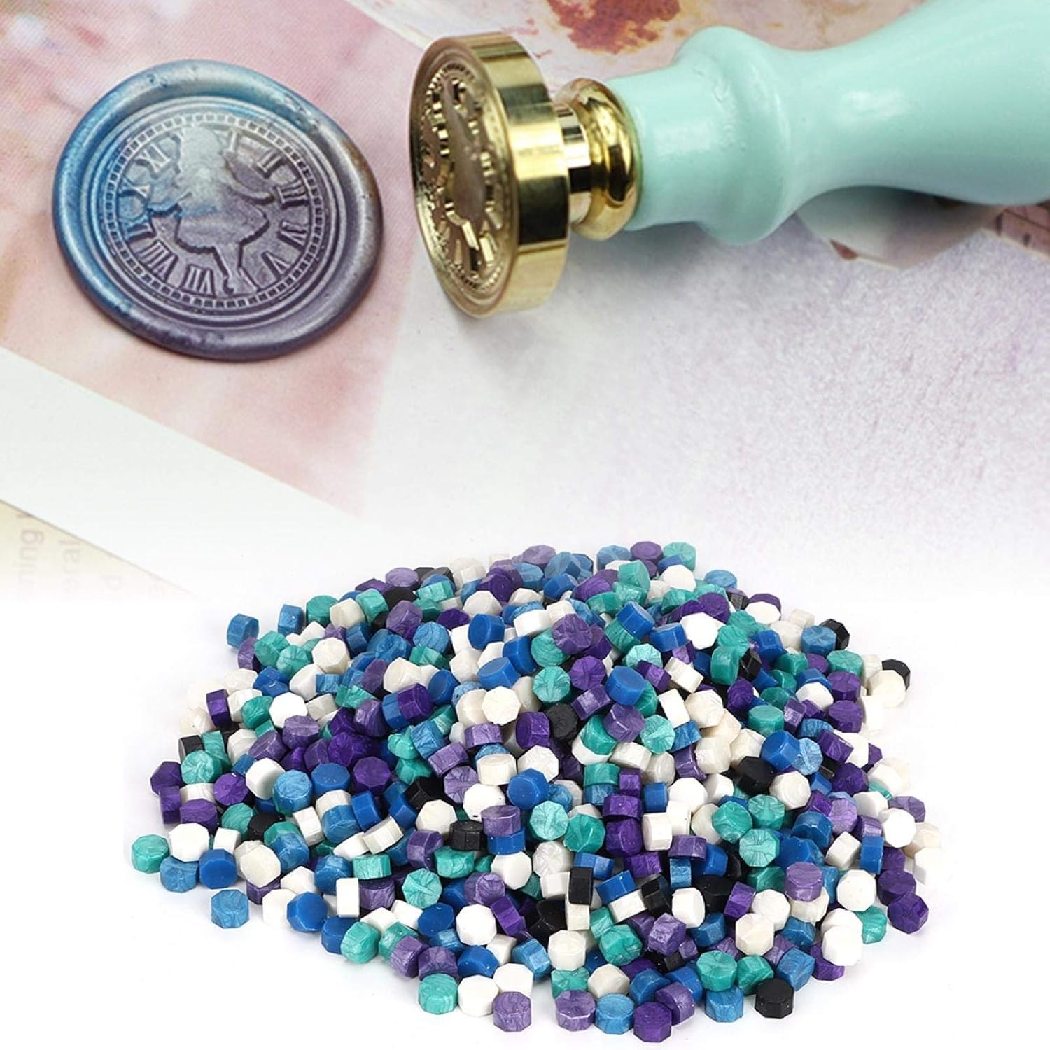 Wax Seal Beads, Stamp Wax Beads Decorative for Embellishment Of