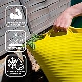 Faithfull Flex Tub 15L Yellow Garden DIY Building Farming Multi-Purpose Bucket view 4