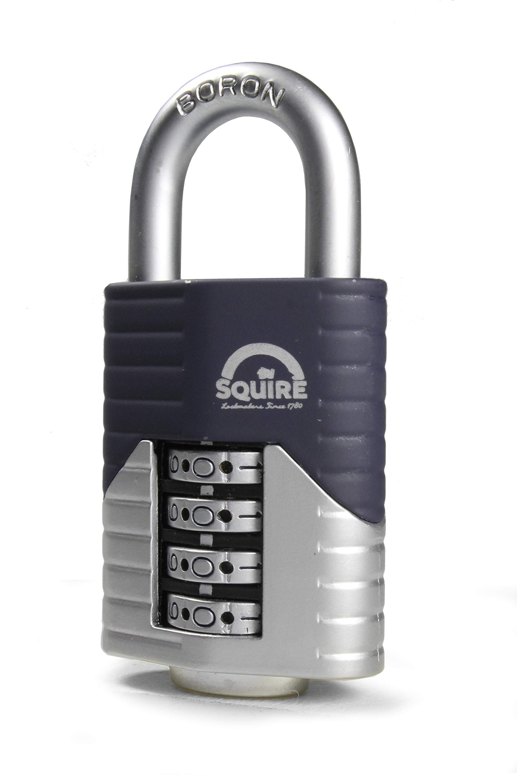 Henry Squire Vulcan 4 Wheel Open Shackle Combination Padlock, 40 mm (Length)