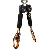3M - 3101277 DBI-SALA Nano-Lok 6' Dyneema Polyester Web Self-Retracting Lifeline Aluminum Rebar Hooks