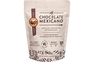 Mexican Hot Chocolate, 32 Ounce (2lb), Authentic Mexican Style Hot Chocolate Mix with Organic Cacao Beans and Cinnamon by La Monarca Bakery