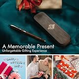 Wordsworth & Black Fountain Pen Set Bamboo Wood Medium Nib Gift Case view 7