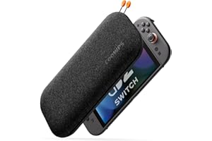 COOWPS Ultra Hard Switch 2 Case for Nintendo Switch 2 2025, Odorless Felt Military Grade Protection, Soft Lining Carrying Case with 8 Game Card Slots