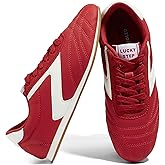 LUCKY STEP Women's Lightweight Fashion Sneakers Thin Sole Athletic Casual Running Gym Workout Comfortable Walking Tennis Trainers Shoes