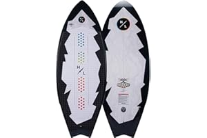 Hyperlite Broadcast Wakesurfer - Wakesurf Board Endorsed by Shaun Murray - Great for All Wake Surfers, from Beginners to Intermediate Riders