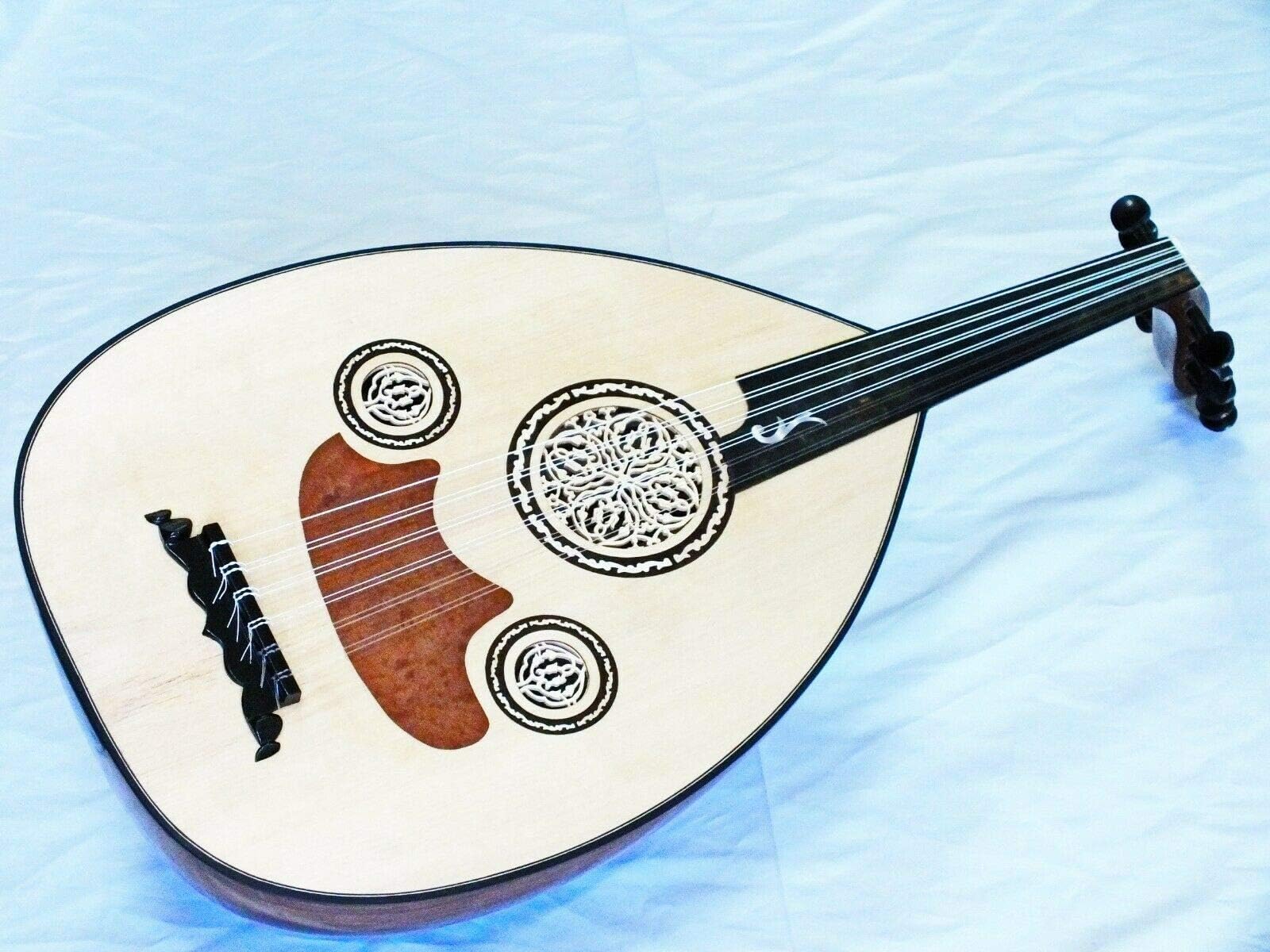 ARAB STRING INSTRUMENT WALNUT OUD UD WITH GIGBAG