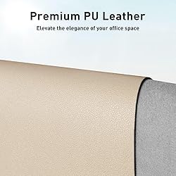 Aothia Leather Desk Pad Protector, Large Mouse