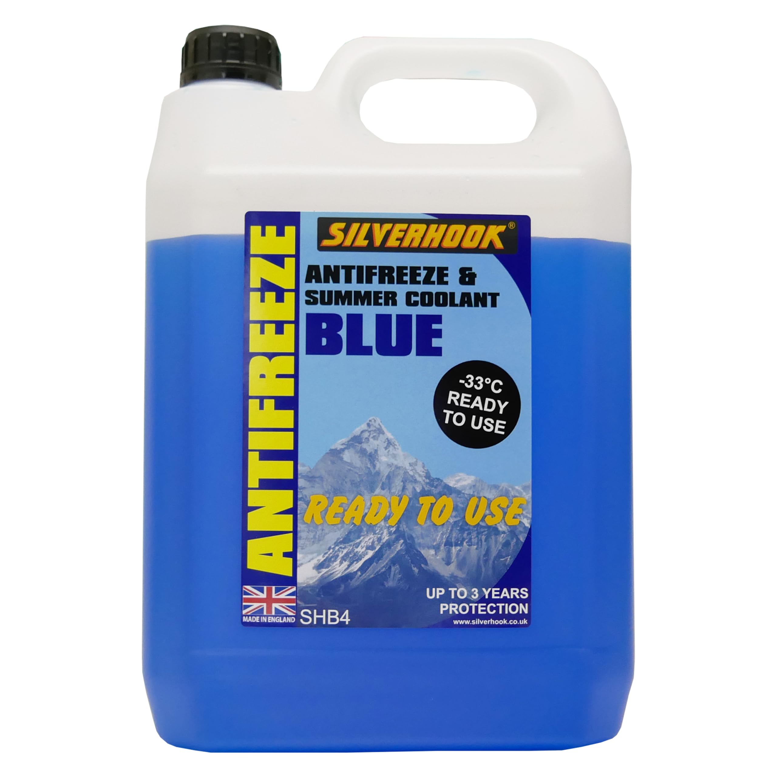 Silverhook Ready Mixed Blue Antifreeze 4.54 Litre Coolant