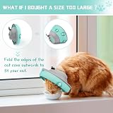 Supet Soft Cat Cone Collar Small Green Adjustable Recovery EPE for Pets view 4