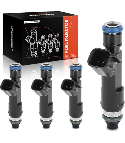 Set Of 4 Fuel Injectors - Compatible With Chevy Malibu 2.4L (2008-2011), Cobalt, Pontiac G6, Saturn Sky