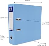Oxford Premium A4 Lever Arch File Light Blue 70mm Spine 56mm Capacity view 2